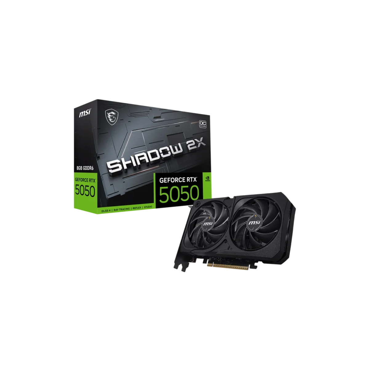 Placa de Video MSI Geforce RTX 5050 8G SHADOW 2X OC