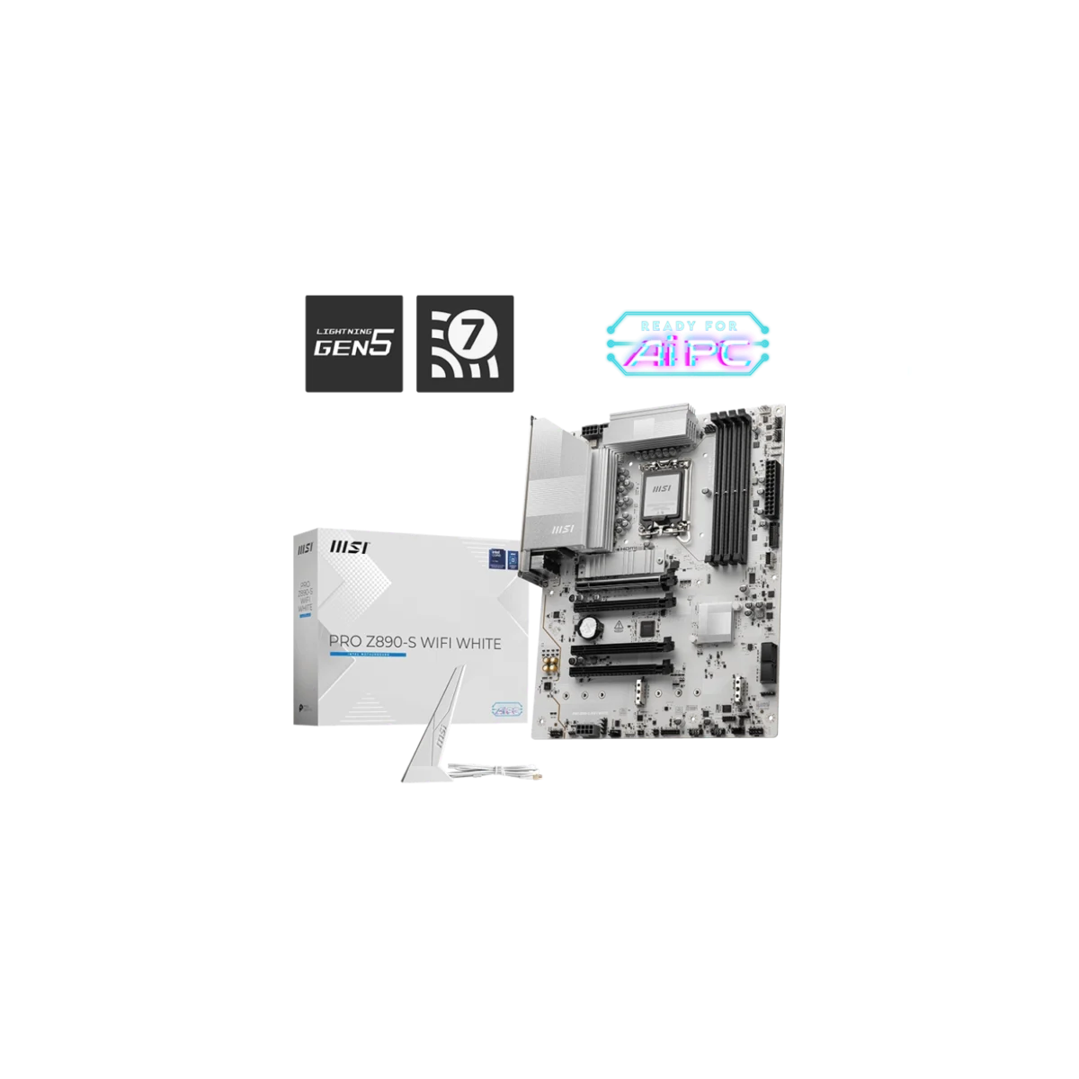 Motherboard MSI PRO Z890-S WIFI  WHITE LGA1851 DDR5