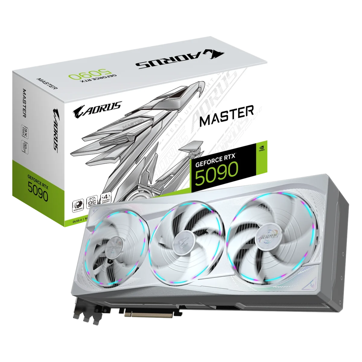 Placa de Video AORUS GeForce RTX 5090 MASTER ICE 32G