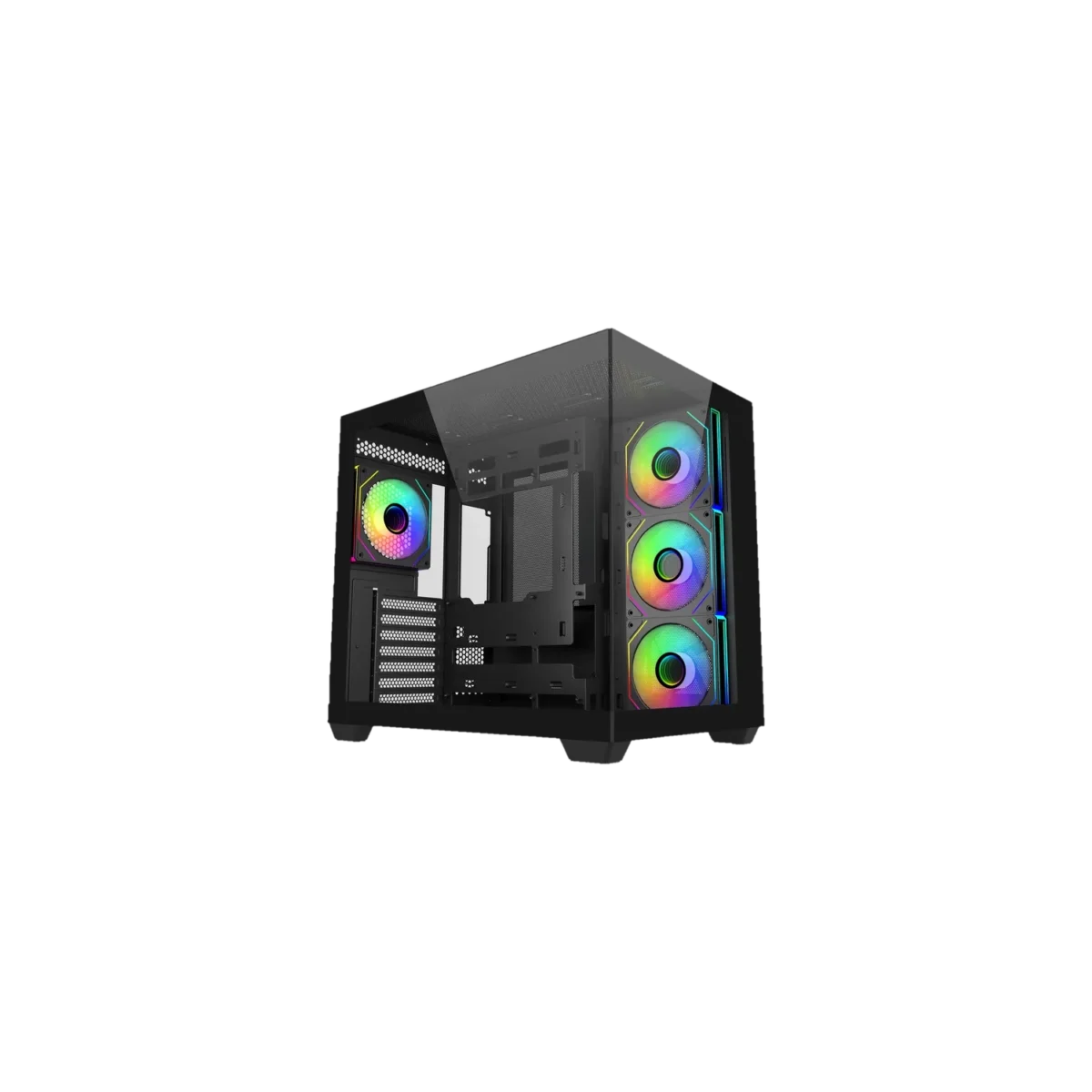 Gabinete Cooler Master Elite 681 Black 4 Fans ARGB s/fuente