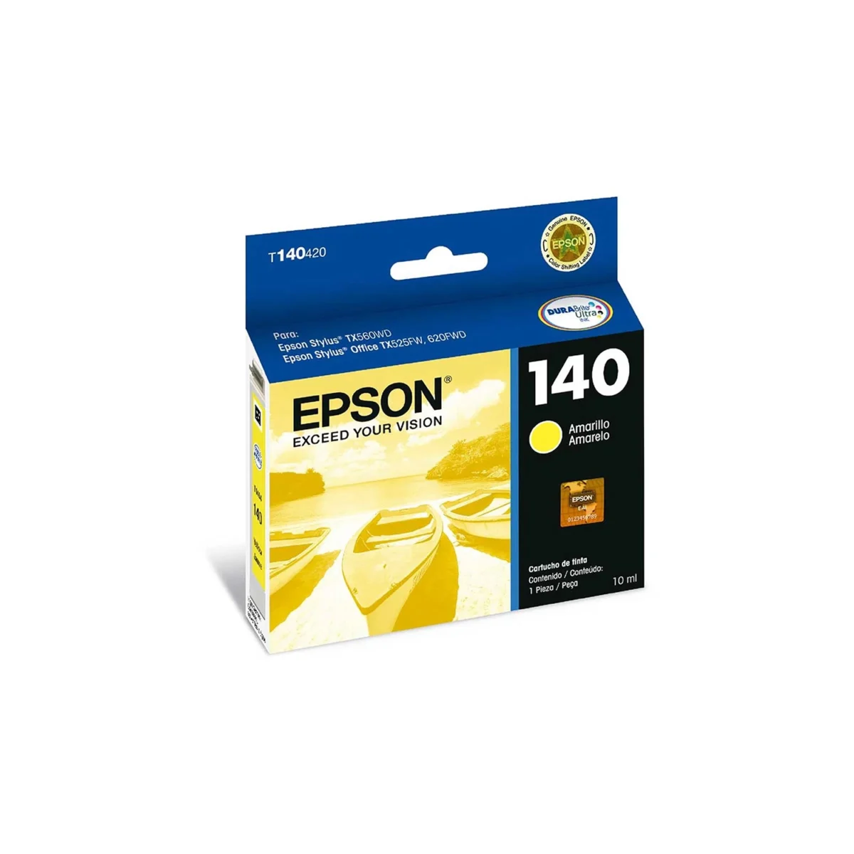 Cartucho de tinta 140 Amarilla