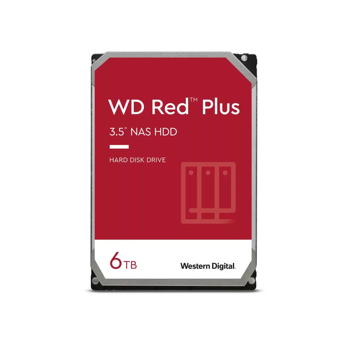 Disco duro interno WD 6TB 3.5" Red SATA 256MB 5400