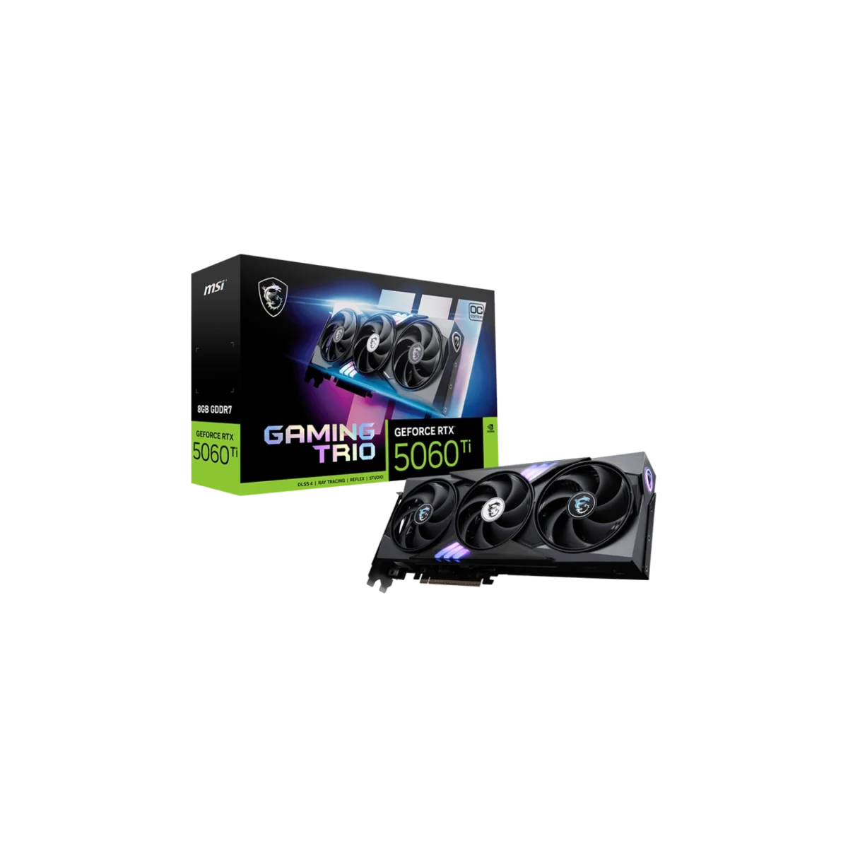 Placa MSI GeForce RTX 5060 Ti 8G GAMING TRIO OC