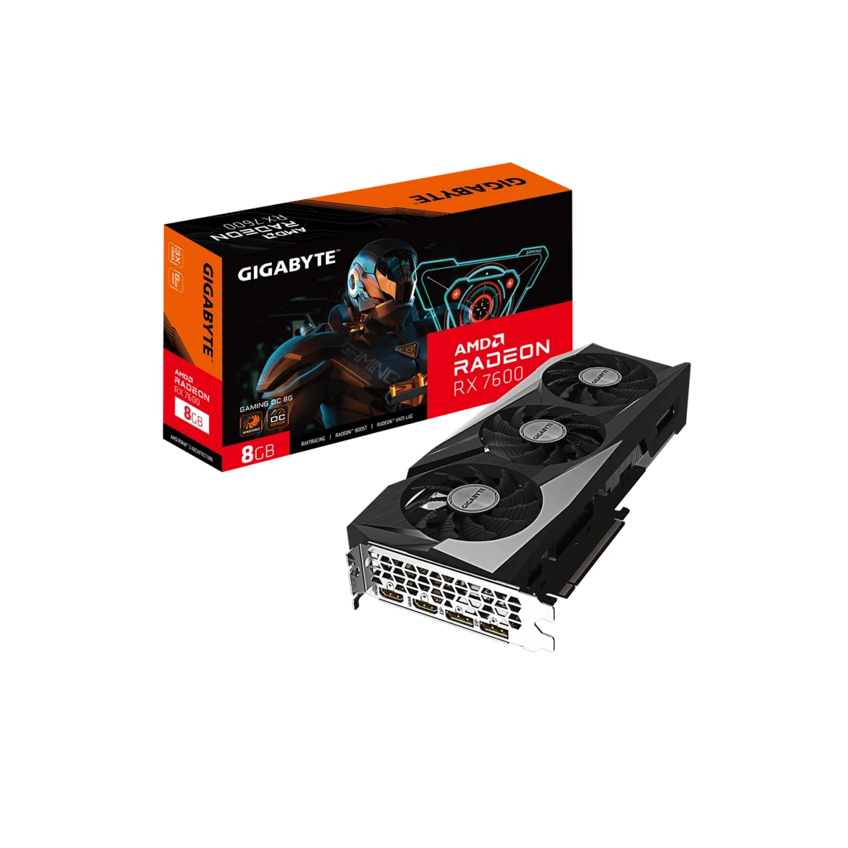 Placa Radeon RX 7600 GAMING OC 8G