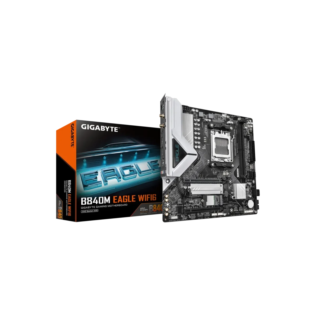 Motherboard (AM5) GIGABYTE B840M EAGLE WIFI6 DDR5