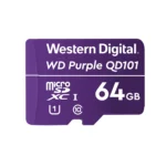 Tarjeta de Memoria WESTERN DIGITAL Purple MicroSDXC 64GB UHS-I U1 V10