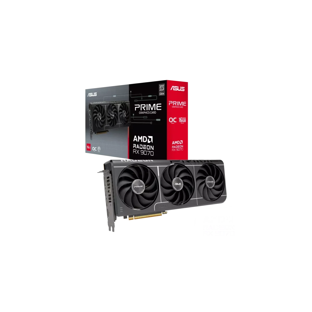 Placa de Video ASUS AMD Radeon PRIME RX9070 O16G EVO