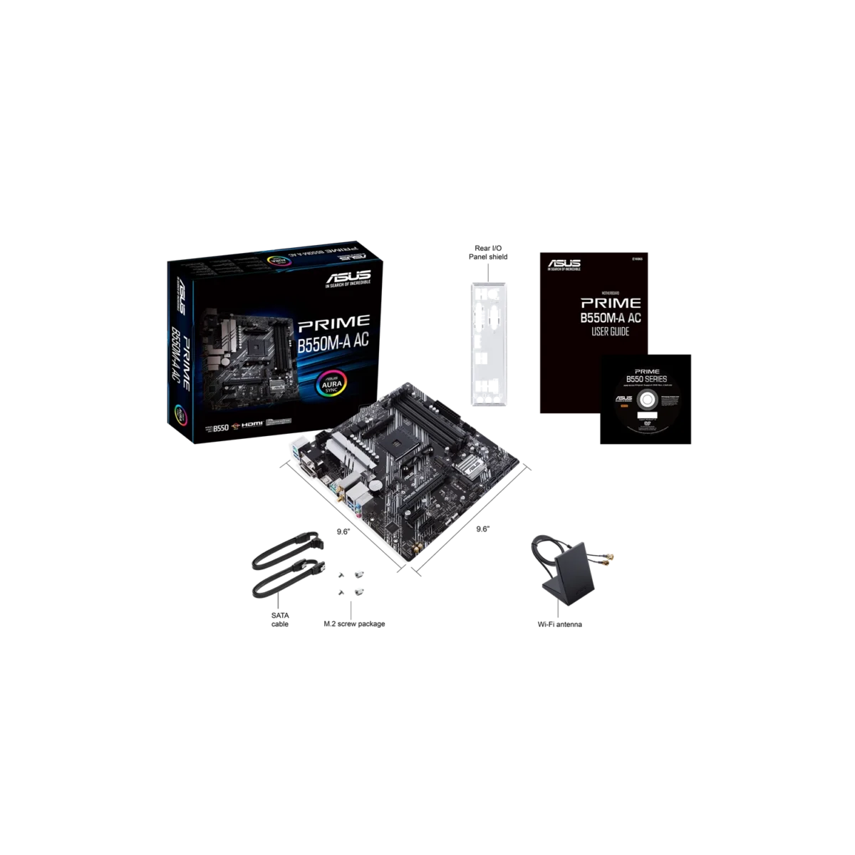 Motherboard ASUS PRIME B550M-A AC AM4 DDR4